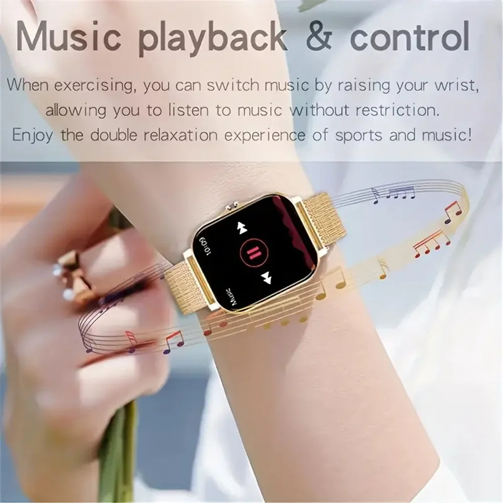 KESHUYOU 2025 New Smart Watch Bluetooth for Women Men Holiday Gift