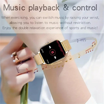 KESHUYOU 2025 New Smart Watch Bluetooth for Women Men Holiday Gift