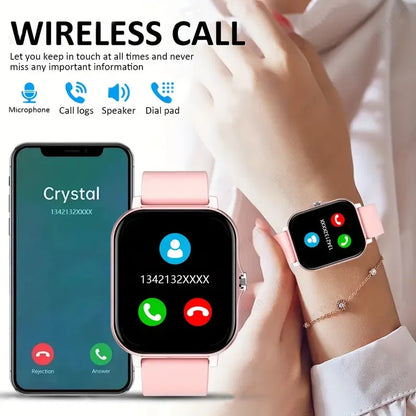 KESHUYOU 2025 New Smart Watch Bluetooth for Women Men Holiday Gift